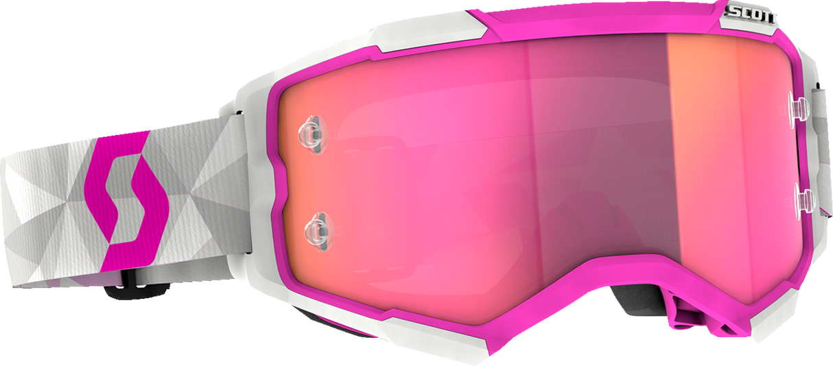 Fury Goggles - JP 61 - White/Pink - Pink Chrome