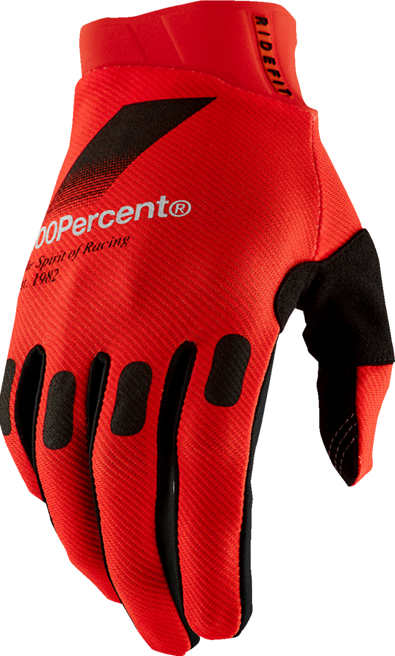 Ridefit Gloves - Red - Medium