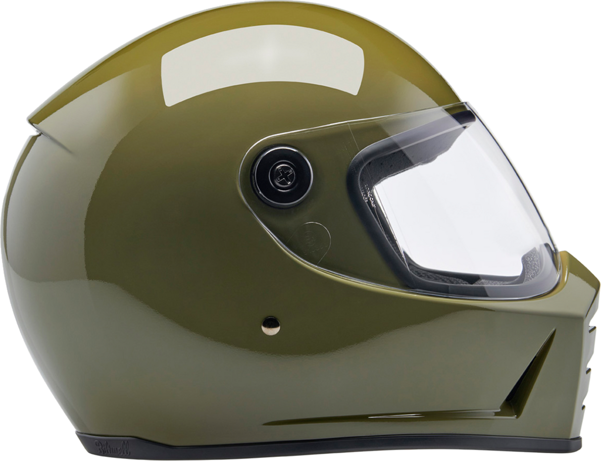 Lane Splitter Helmet - Gloss Olive Green - XS