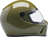 Lane Splitter Helmet - Gloss Olive Green - XS