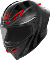 Pista GP RR Helmet - Intrepido - Matte Carbon/Black/Red - XL