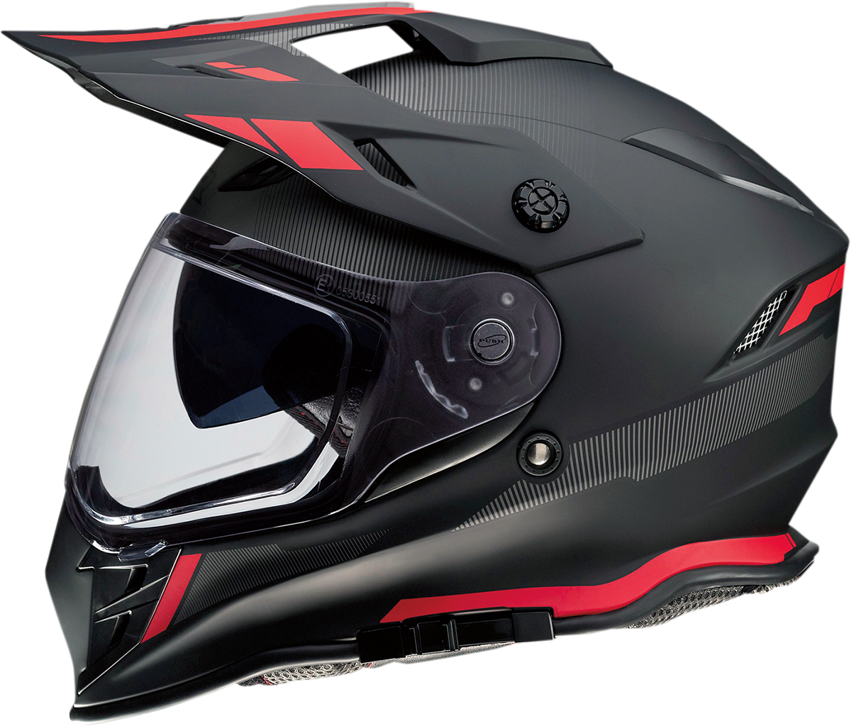 Range Helmet - Uptake - Black/Red - Large