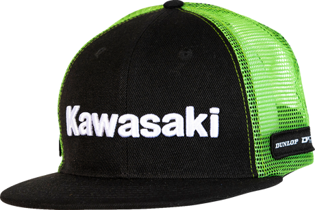 Kawasaki Line Hat - Black/Green - One Size