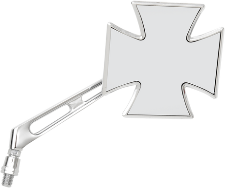 Mirror - Maltese - Side View - Cross - Chrome - Right - Universal