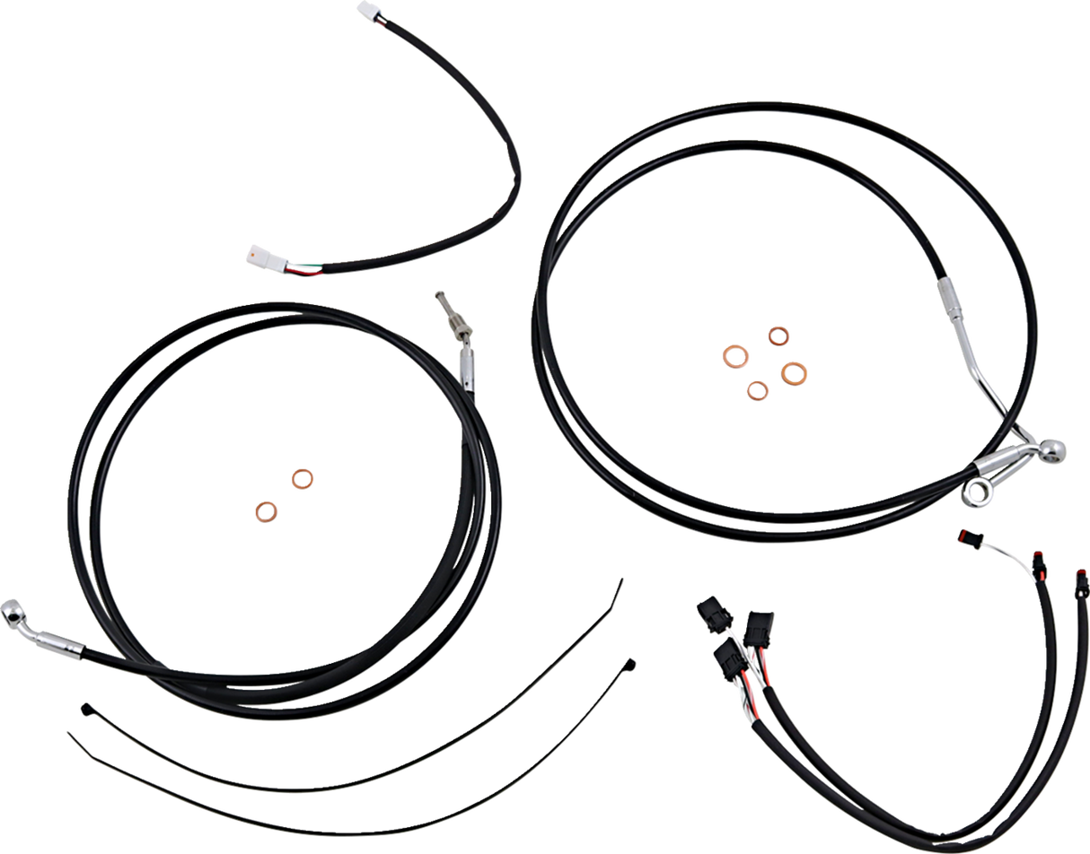 Control Cable Kit - XR - Black/Chrome 2017 - 2020