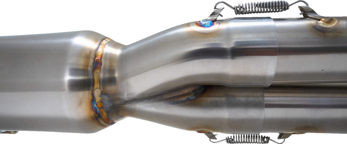 Hi-Output RR Exhaust System - Brushed 2017 - 2023