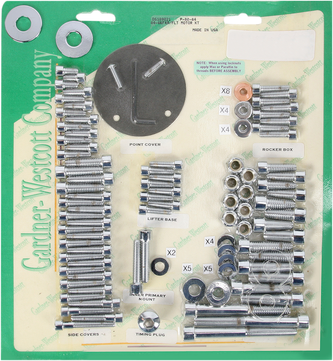 Bolt Kit - Motor Set - Socket-Head 1984 - 1987