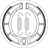 Brake Shoes - Yamaha 1974 - 1982