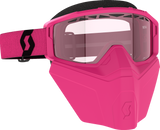 Primal Safari Facemask Snow Goggle - Pink/Pink - Dual Lens - Rose