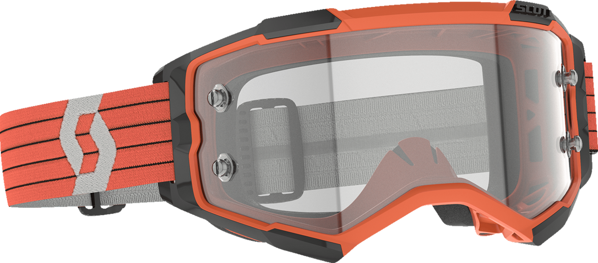 Fury Goggle - Orange/Gray - Clear