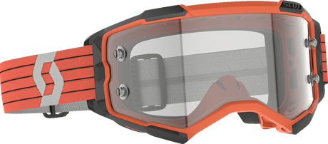 Fury Goggle - Orange/Gray - Clear