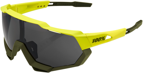 Speedtrap Sunglasses - Yellow - Black Mirror Lens