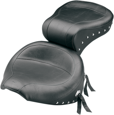 Wide Studded Touring Seat - Softail \'84-\'99 1984 - 1999