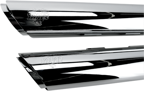 Twin Slash Mufflers - Chrome 2007 - 2017