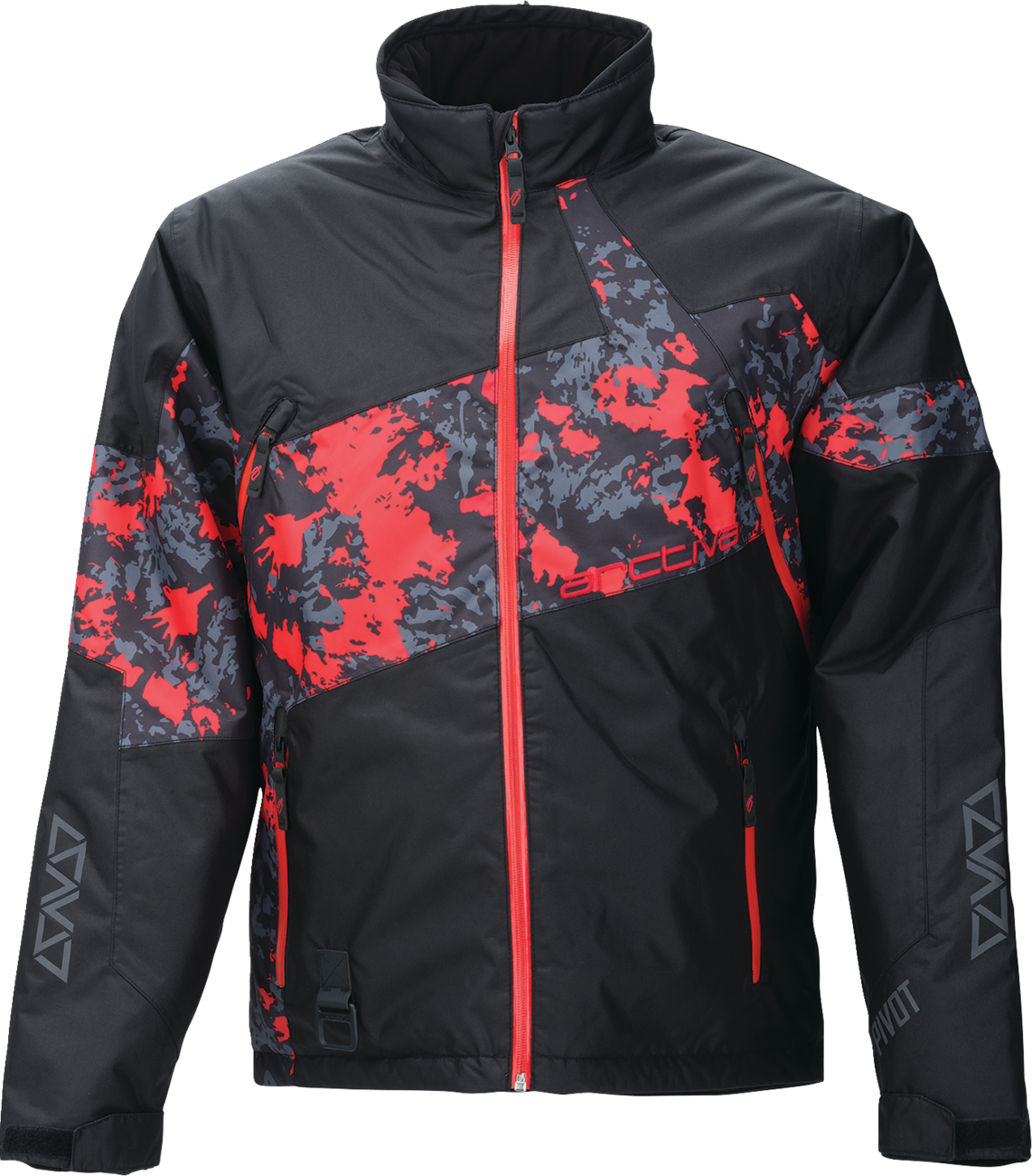 Pivot 7 Jacket - Camo Black/Red - 3XL