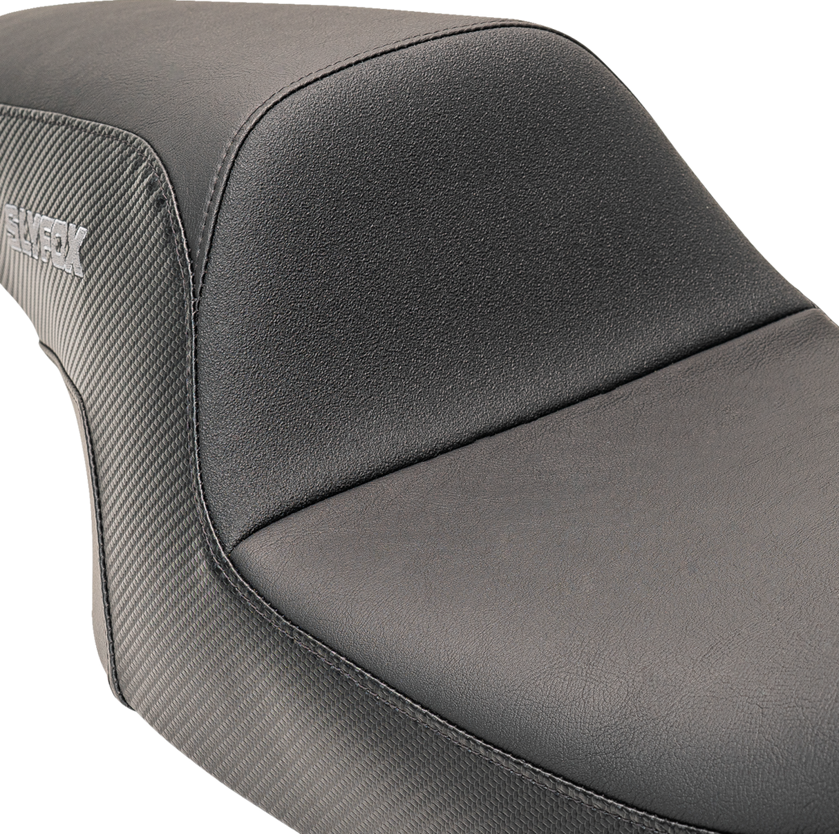 Slyfox Seat - Gray Logo - Smooth Vinyl - Carbon Fiber - FL \'97-\'07 1997 - 2007