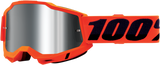 Accuri 2 Goggles - Neon Orange - Silver Mirror