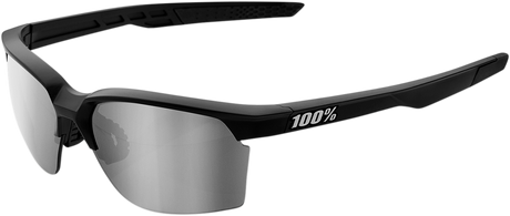 Sportcoupe Sunglasses - Black - Silver Mirror