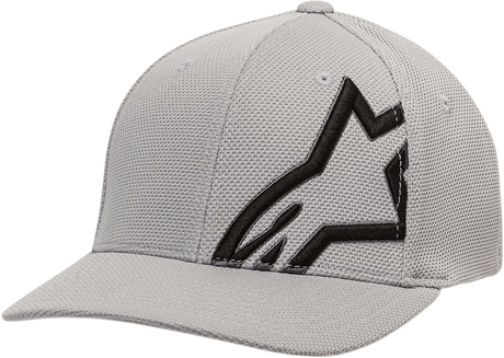 Corporate Stretch Mesh Hat - Silver/Black - Small/Medium