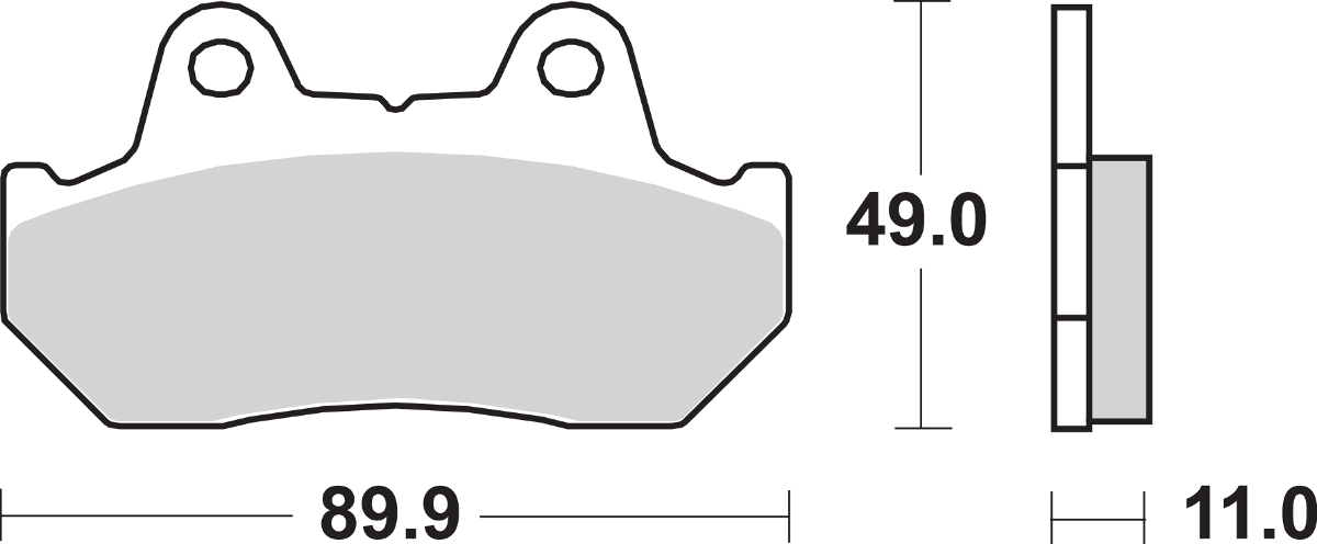 LS Brake Pads - Honda - 542LS 1977 - 2000