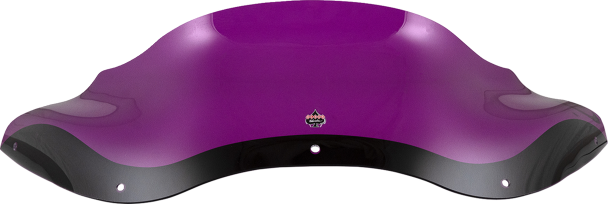 Kolor Flare™ Windshield - 8\" - Purple - FLTR 1998 - 2013