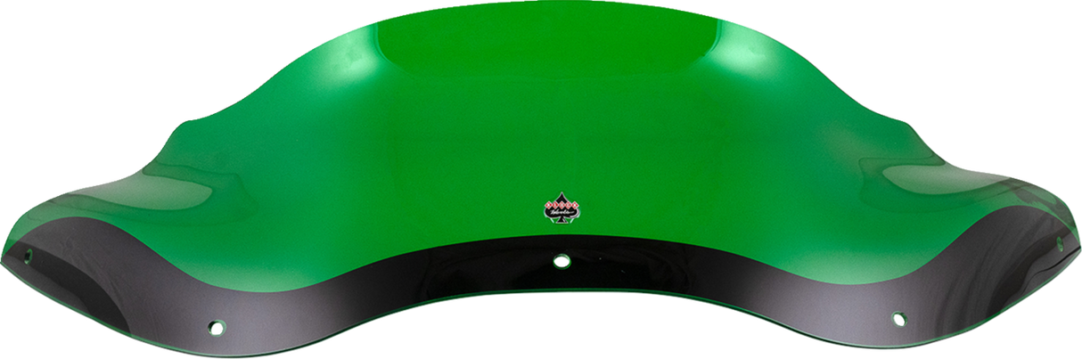 Kolor Flare™ Windshield - 8\" - Green - FLTR 1998 - 2013