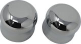 Axle Cap - Front - Smooth - Chrome 2002 - 2023