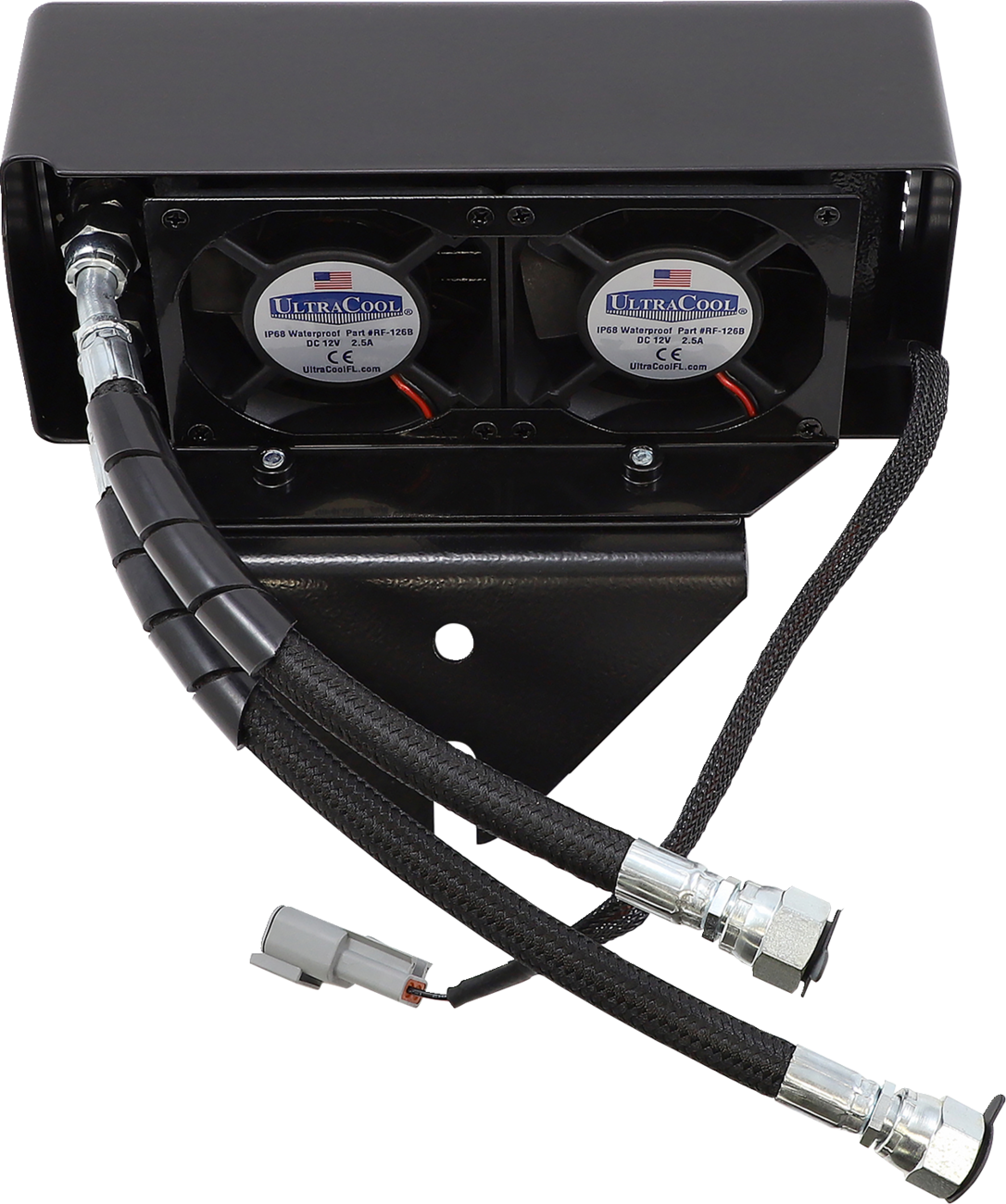 Oil Cooler Kit - Gloss Black - Dyna 1993 - 2017