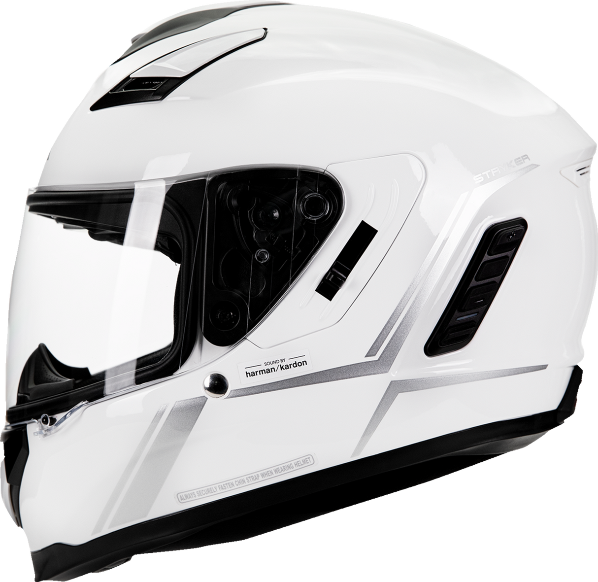 Stryker Helmet - Glossy White - Large