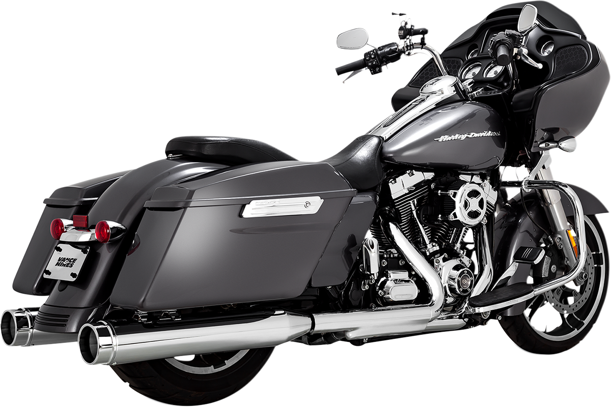 4-1/2\" Torquer Mufflers for \'95-\'16 FL - Chrome 1995 - 2016