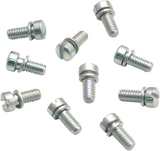 Slotted Round Head Screws - 10-Pack