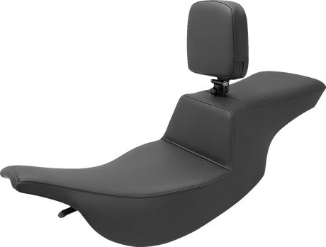 Tour Step-Up Seat - Rider Backrest - Plain - FL \'97-\'07 1997 - 2007