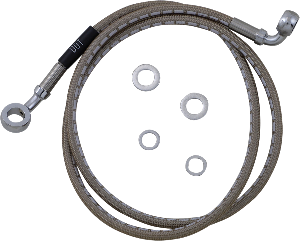 Brake Line - Front - Stainless Steel 1995 - 2010