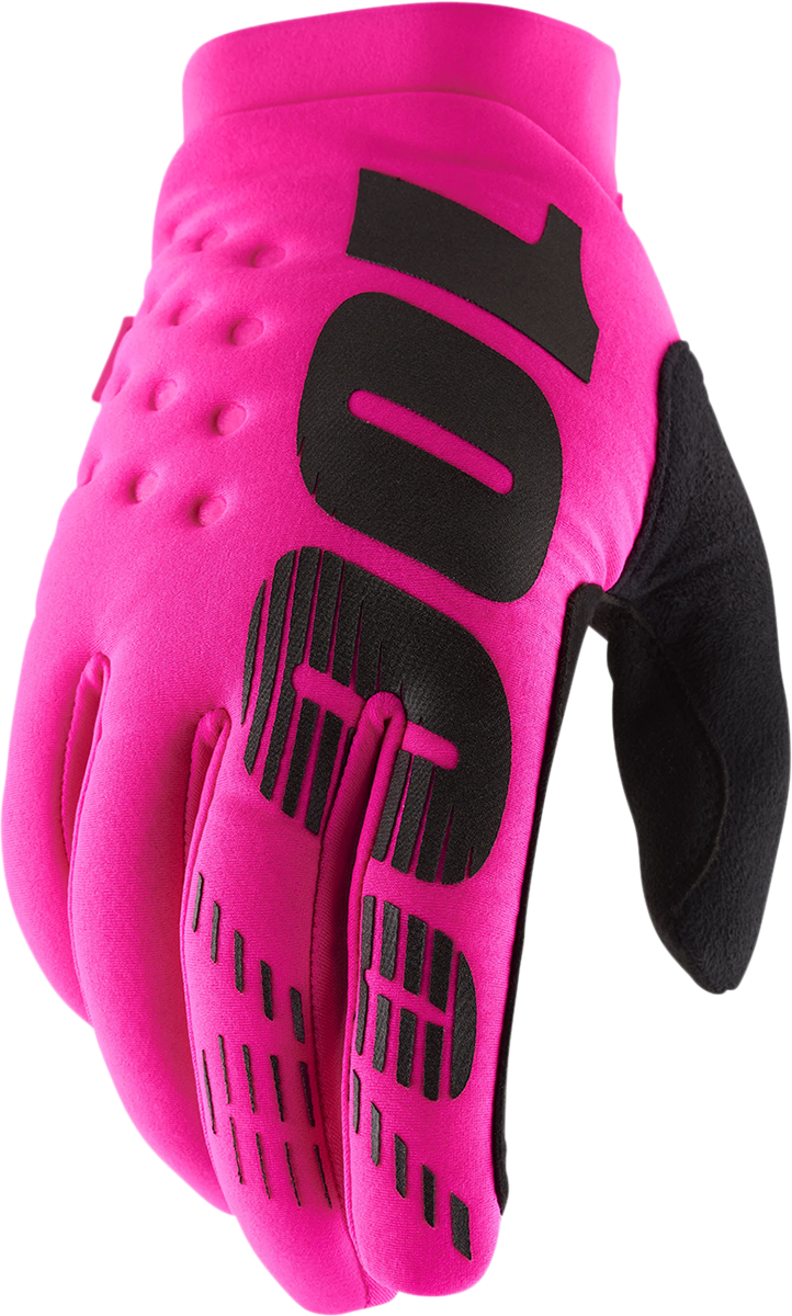 Brisker Gloves - Neon Pink - Medium