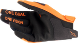 Radar Gloves - Hot Orange/Black - Large