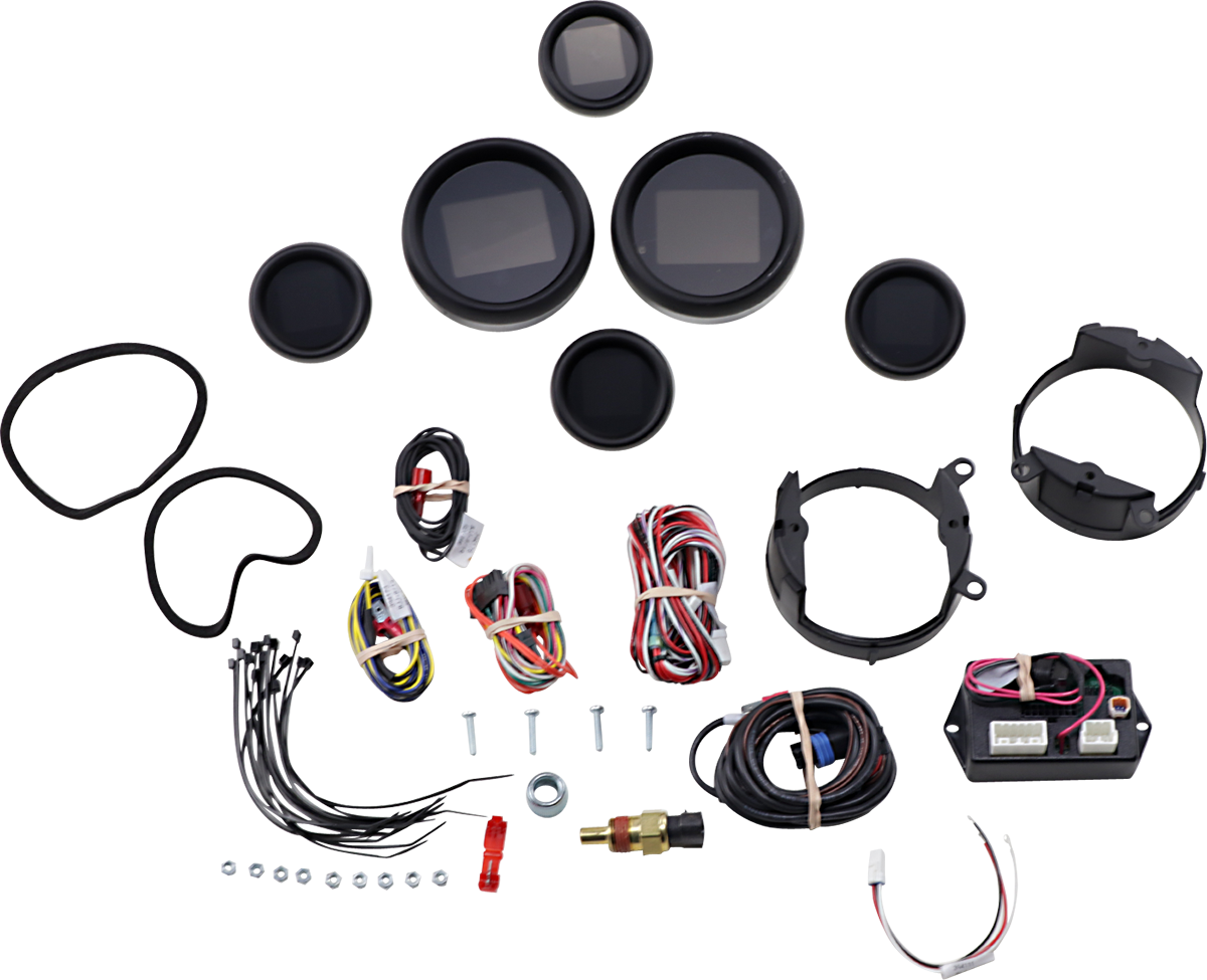 MLX 6-Gauge Instrument Kit - Black Bezel 1999 - 2003