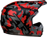 Youth Rise Helmet - Camo - Red - Small