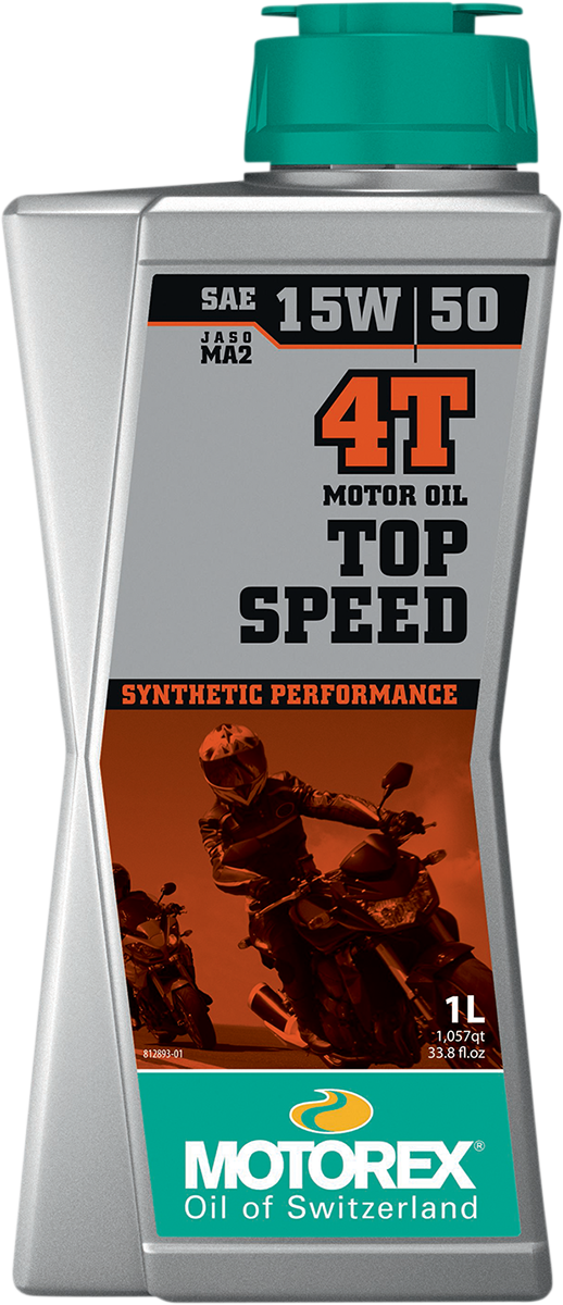 Top Speed Synthetic 4T Engine Oil - 15W-50 - 1L