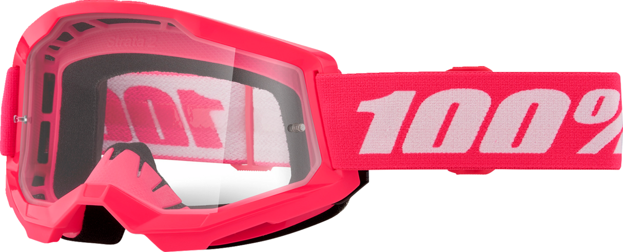 Strata 2 Goggle - Pink - Clear