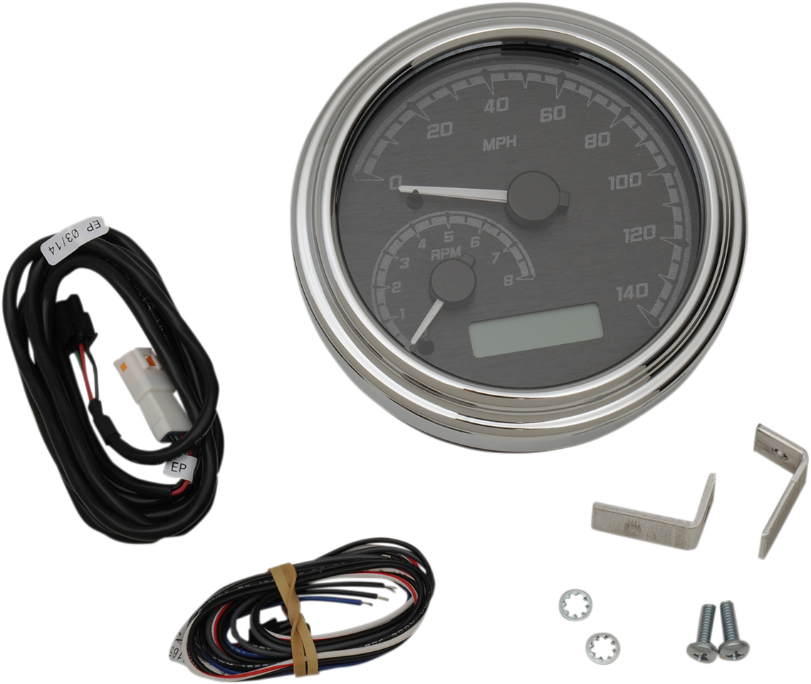 MXV Series Analog Gauge System - Black/Gray/Chrome 2011 - 2020