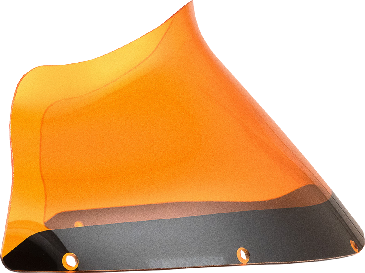 Kolor Flare™ Windshield - 9\" - Orange - FXRP