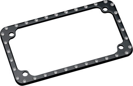 License Plate Frame - Machined Diamond-Edge - Black