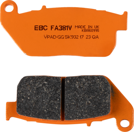 Brake Pads - Sportster - FA381V 2004 - 2013