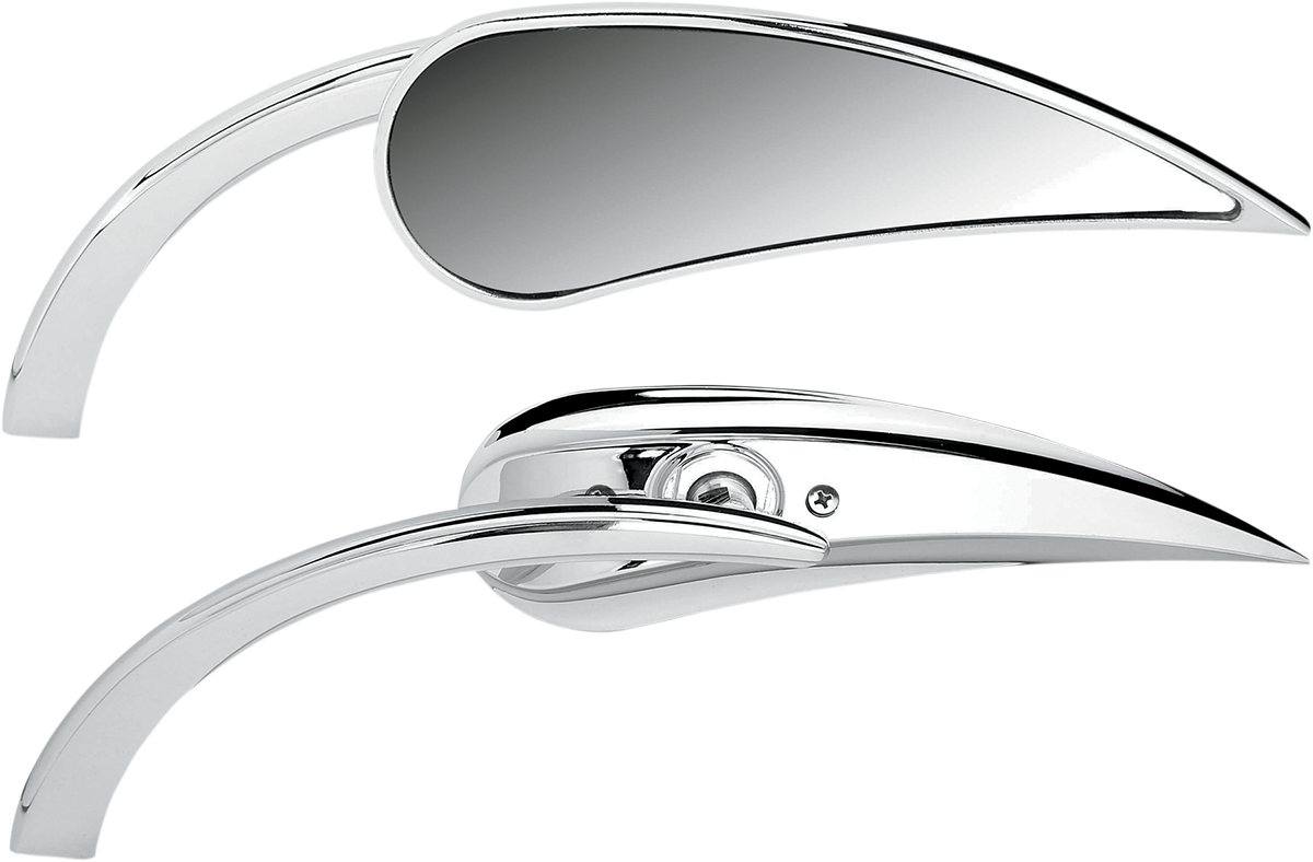 Mirror - Micro - Rad 2 - Side View - Teardrop - Chrome - Left