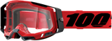 Racecraft 2 Goggles - Red - Clear