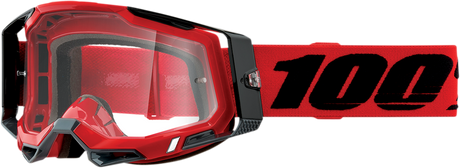 Racecraft 2 Goggles - Red - Clear