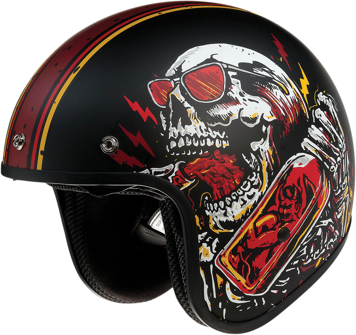 Saturn Helmet - Devil Made Me - Black/Red - Medium