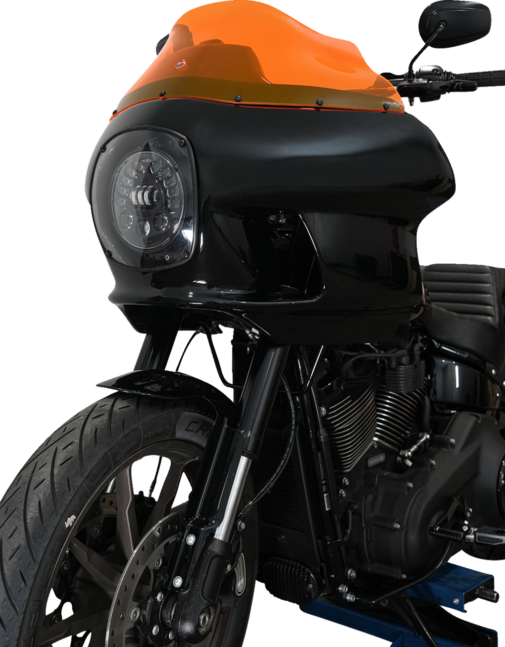 Kolor Flare™ Windshield - 9\" - Orange Ice - FXRP