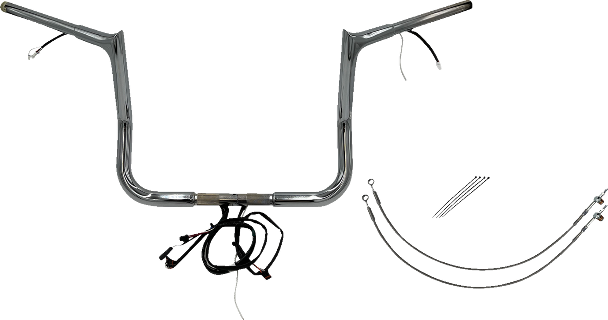 Handlebar Kit - Pointed Top - 12\" - Chrome 2016 - 2020