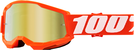 Youth Strata 2 Goggles - Orange - Gold Mirror